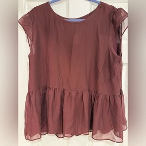 Ann Taylor Mauve Blouse